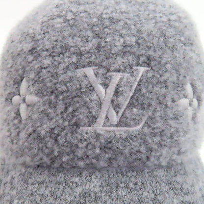 Louis Vuitton M7251 L Cap Wool Gram Monogram Hat Gray Box Storage Bag