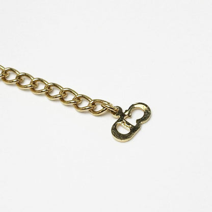 Dior Necklace CD Logo Gold Pendant