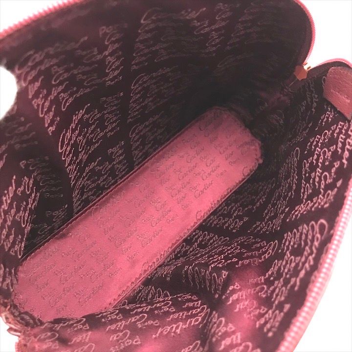 Cartier Leather Mini Makeup Pouch