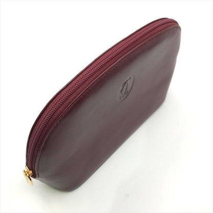 Cartier Leather Mini Makeup Pouch