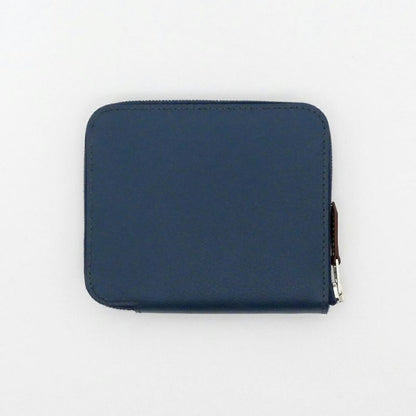 Hermes Azap Silk-in Compact Bleu-de-prusse Eva-color-silva-hardware B