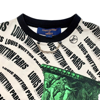 Louis Vuitton Tops Cotton Multicolor Fornasetti Slanted Signature Base T-shirt