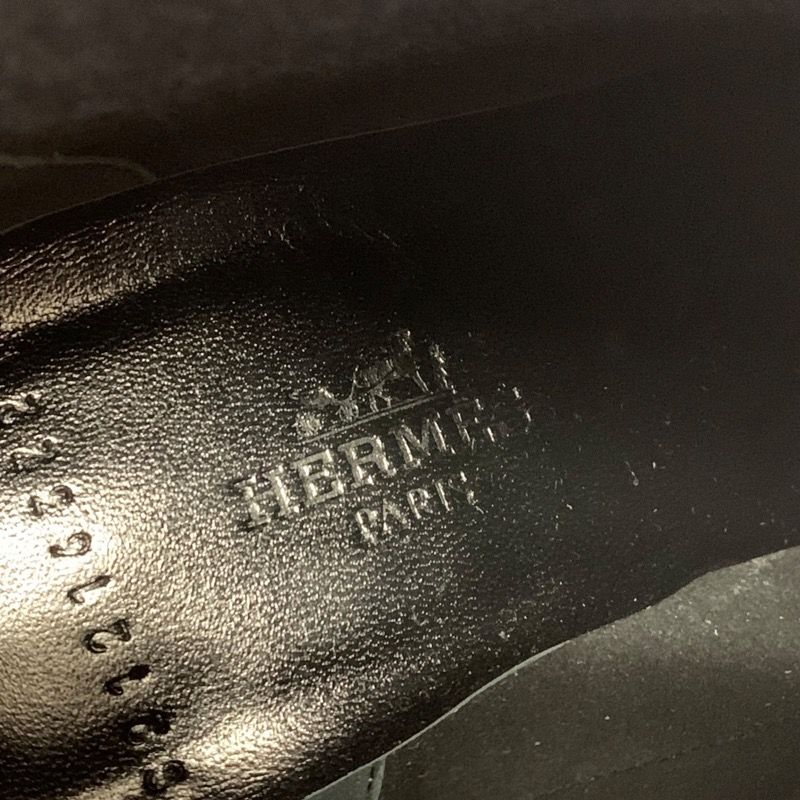 Unused Hermes Volver Boots Short Boots Sock Boots Shoes Exlibris Knit Blue