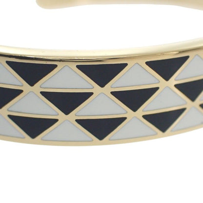 Prada Enamel Metal Bracelet M 1 Ib846 2 Co2 f0 tty Bangle Black White