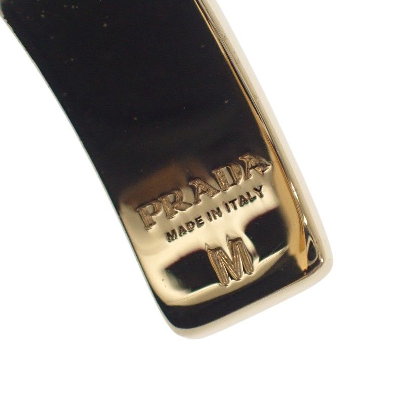 Prada Enamel Metal Bracelet M 1 Ib846 2 Co2 f0 tty Bangle Black White