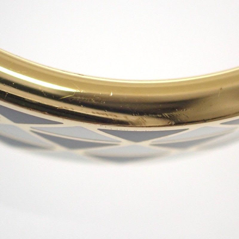 Prada Enamel Metal Bracelet M 1 Ib846 2 Co2 f0 tty Bangle Black White
