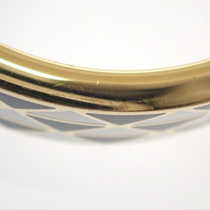 Prada Enamel Metal Bracelet M 1 Ib846 2 Co2 f0 tty Bangle Black White