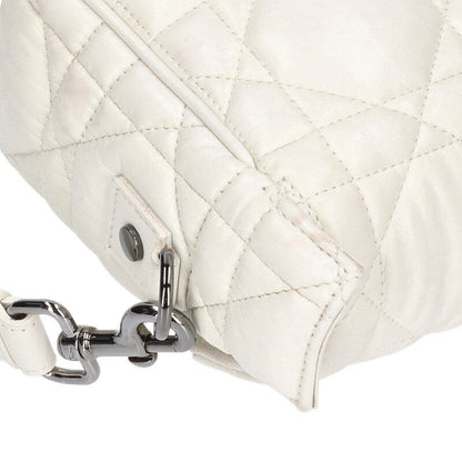Christian Diorcamp Cannage Leather Shoulder Bag Women's