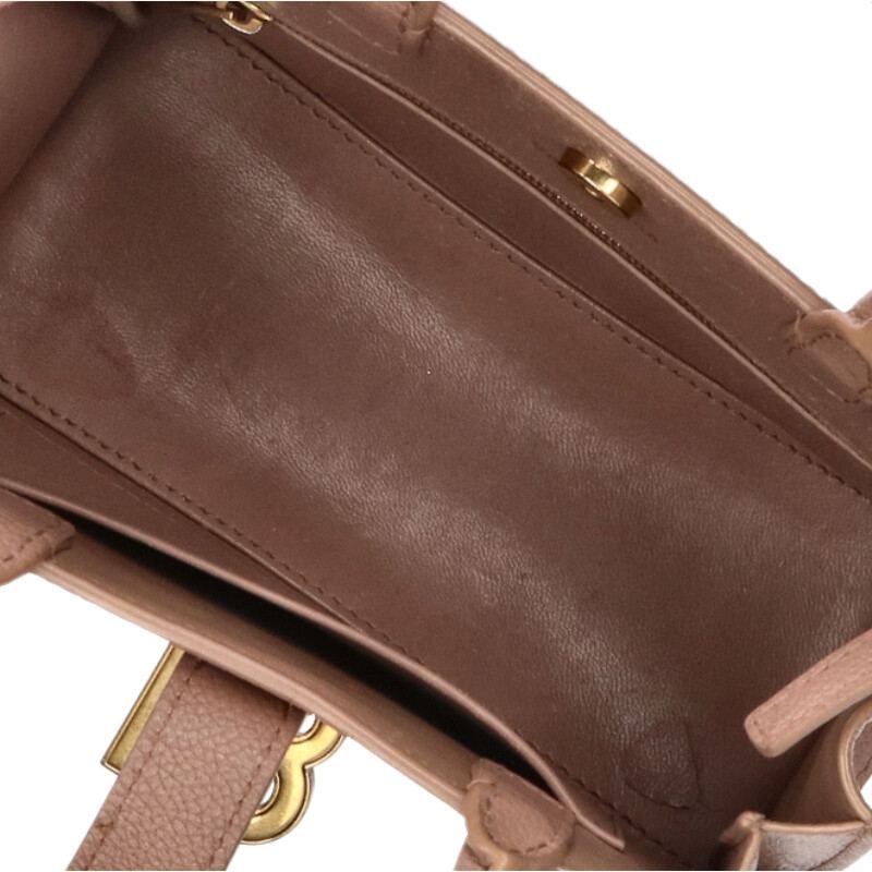 Balenciaga 640345 Hourglass 2WAY Leather Shoulder Bag Women's *12 28~1 6