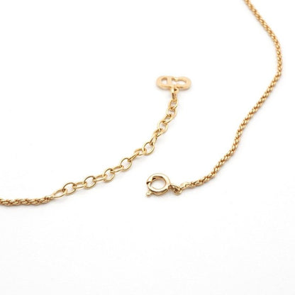 Christian Dior Necklace Pendant Choker Logo CD Vintage