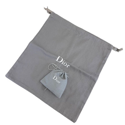 Christian DIOR Nayghtily-d Boots Short Boots Shoes Fabric Beige Lace-up Braided