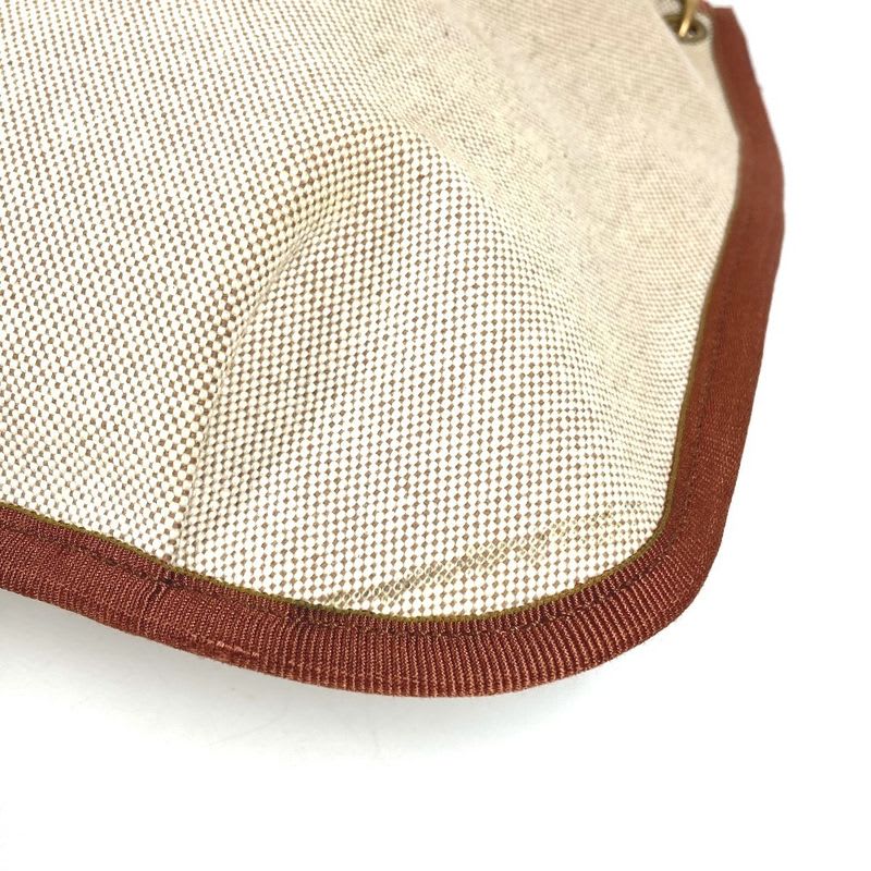 Hermes Shoulder Bag Rodeo Toile H Beige