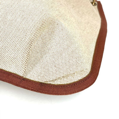 Hermes Shoulder Bag Rodeo Toile H Beige