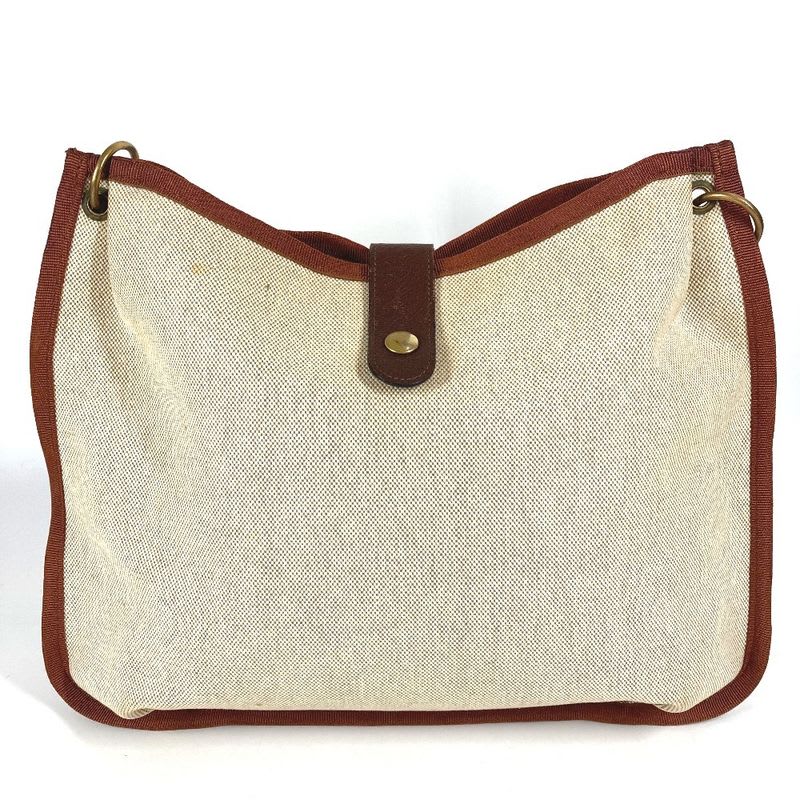 Hermes Shoulder Bag Rodeo Toile H Beige
