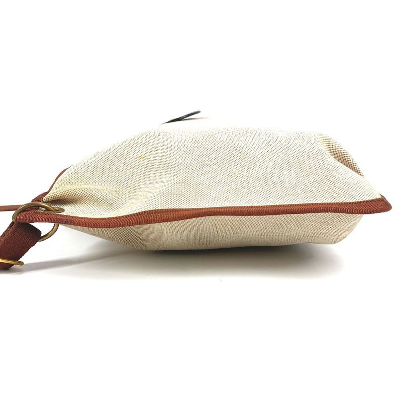 Hermes Shoulder Bag Rodeo Toile H Beige