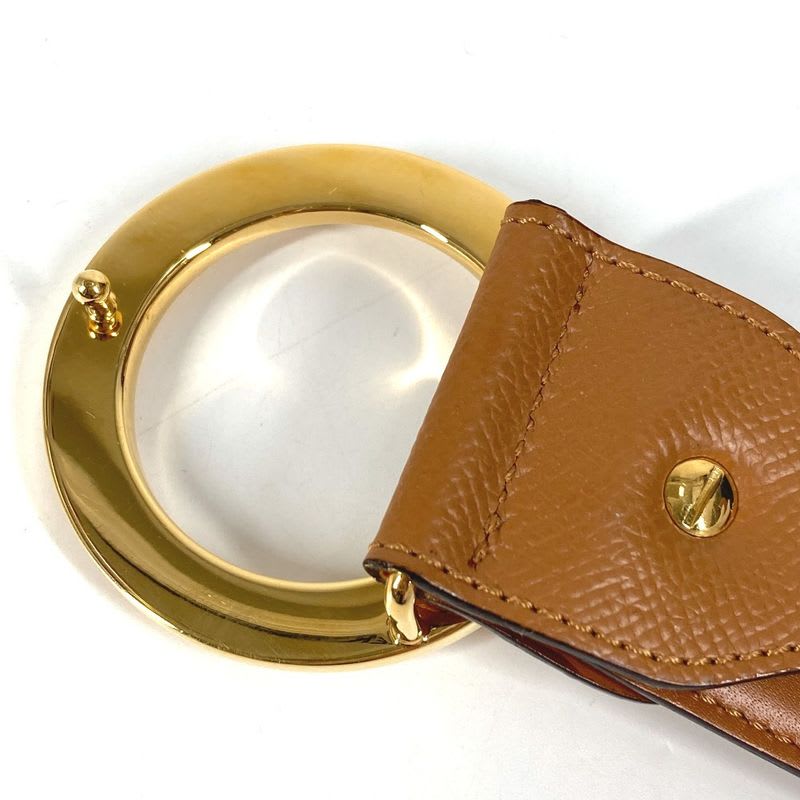 Bvlgari Belt Logo Leather Brown