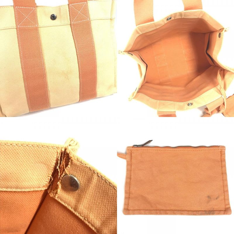Hermes Handbag Coquiage PM Cotton Orange