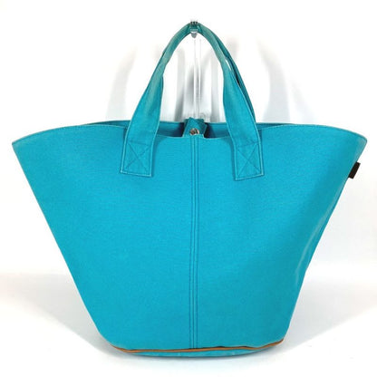 Hermes Handbag Panier De Plage PM Cotton Blue