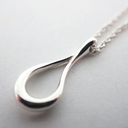 Tiffany & Co 925 Open Teardrop Pendant J123-7