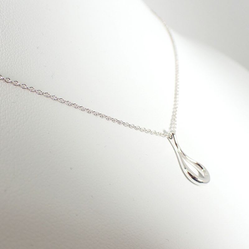 Tiffany & Co 925 Open Teardrop Pendant J123-7