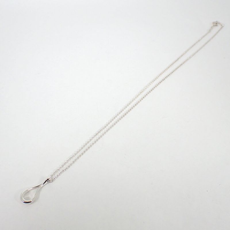 Tiffany & Co 925 Open Teardrop Pendant J123-7