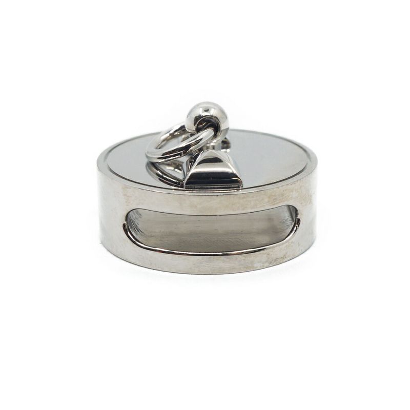 Hermes Scarf Ring Corriedo Chien Metal Silver Accessories Others Box