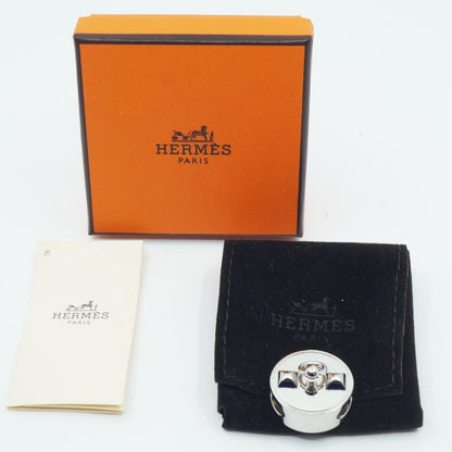 Hermes Scarf Ring Corriedo Chien Metal Silver Accessories Others Box