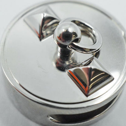Hermes Scarf Ring Corriedo Chien Metal Silver Accessories Others Box