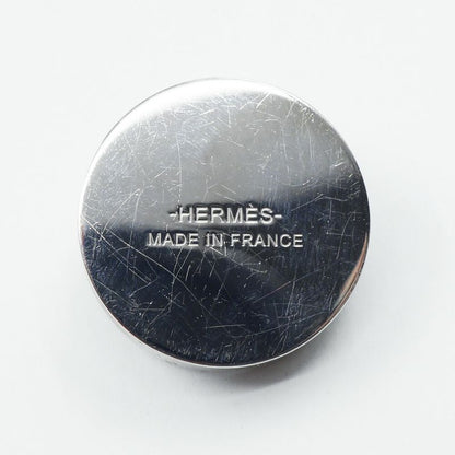 Hermes Scarf Ring Corriedo Chien Metal Silver Accessories Others Box