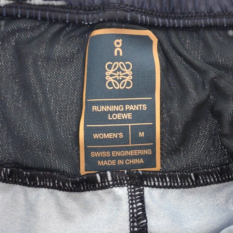 Loewe On Collaboration M S929 Y27 X01 Running Pants Polyester Blue Ladies