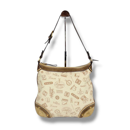 Loewe 160th Anniversary One Shoulder Bag Shoulder Hobo Bag Limited Edition Beige