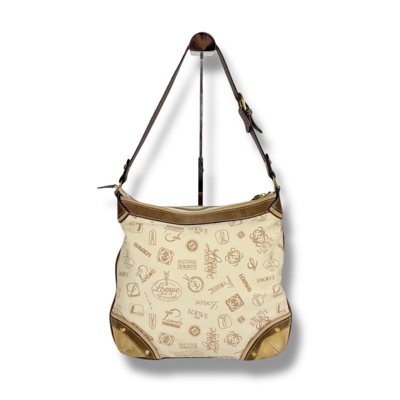 Loewe 160th Anniversary One Shoulder Bag Shoulder Hobo Bag Limited Edition Beige
