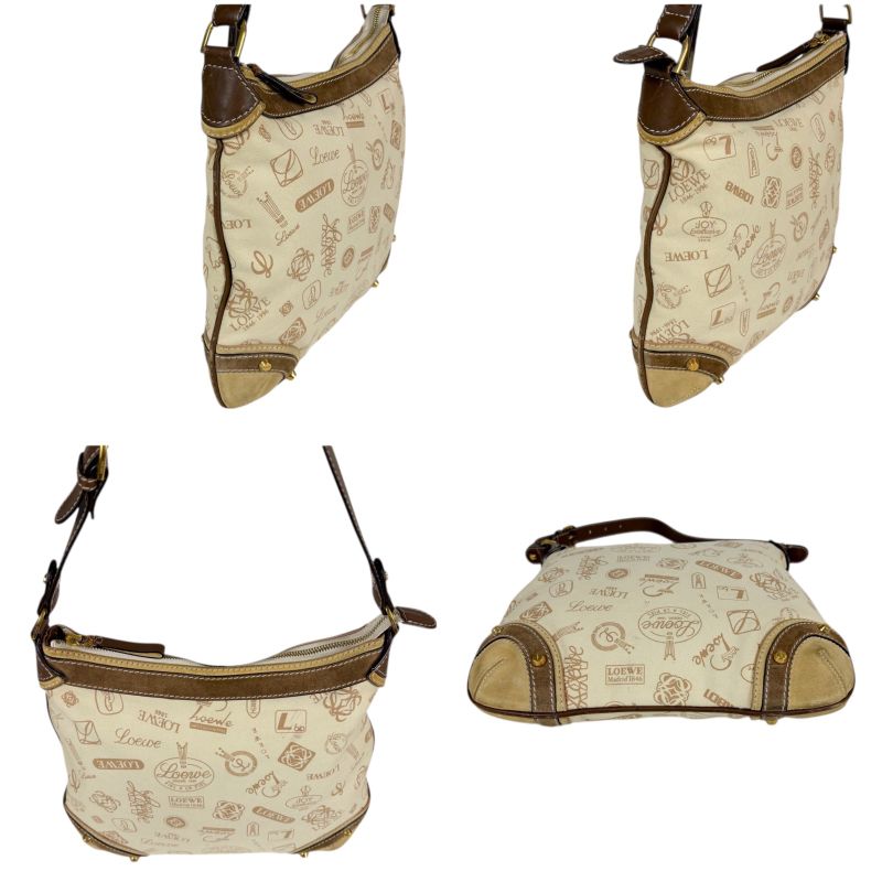 Loewe 160th Anniversary One Shoulder Bag Shoulder Hobo Bag Limited Edition Beige
