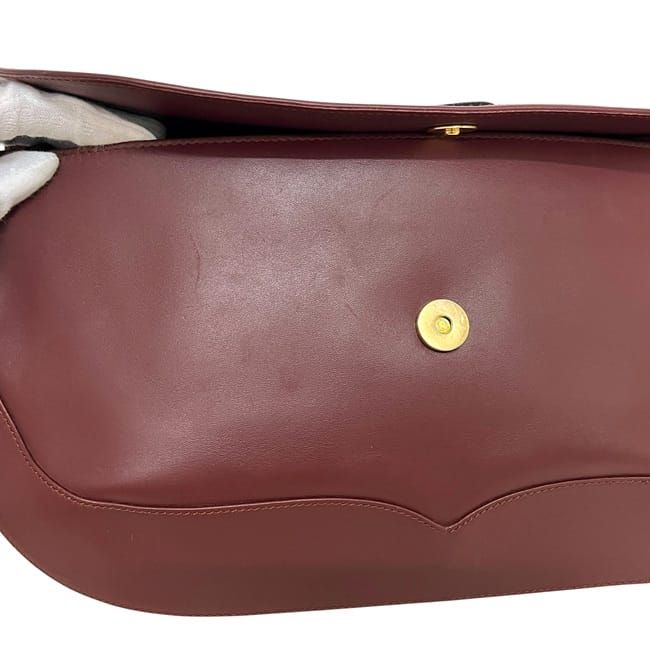 Cartier Clutch Bag Bordeaux Must Leather