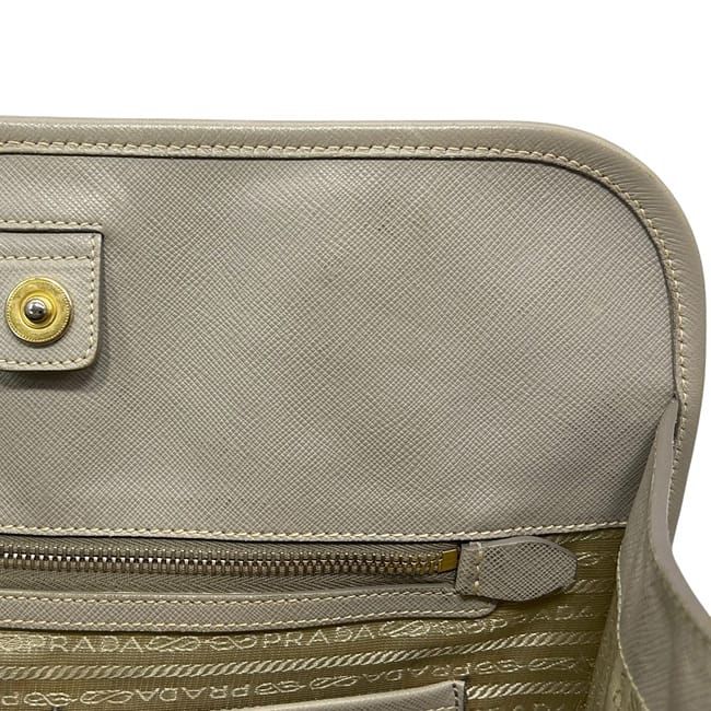 Prada 2-Way Bag Beige Bn2254 Saffiano Leather