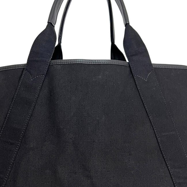 Balenciaga Tote Bag Navy Cabas M Black 339936