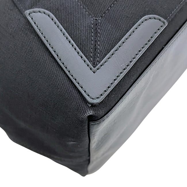 Balenciaga Tote Bag Navy Cabas M Black 339936