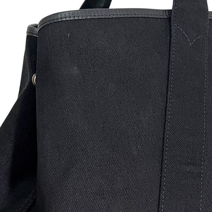 Balenciaga Tote Bag Navy Cabas M Black 339936