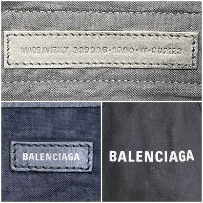 Balenciaga Tote Bag Navy Cabas M Black 339936