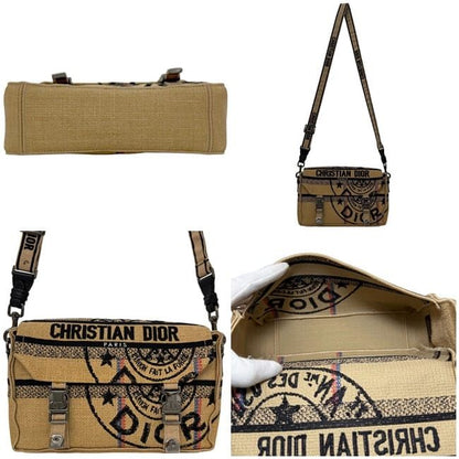 Christian Dior Shoulder Bag Beige Diorcamp