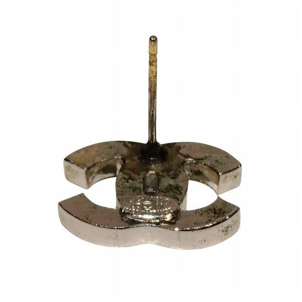 Chanel 05V Coco Mark Rhinestone Brand Accessories Earrings Ladies