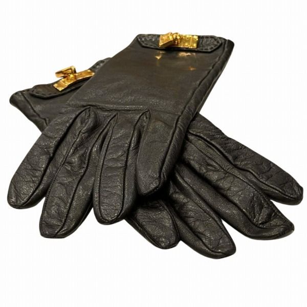 Hermes Kelly Leather Gloves Brand Accessories Gloves Ladies