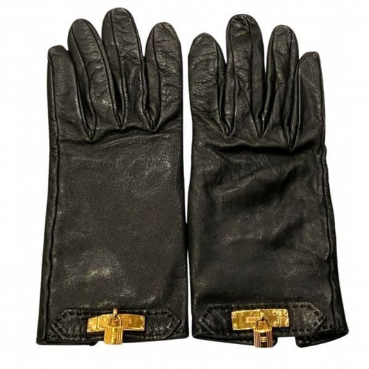 Hermes Kelly Leather Gloves Brand Accessories Gloves Ladies