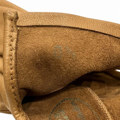 Hermes H Logo Punching Leather Gloves Brand Accessories Gloves Ladies