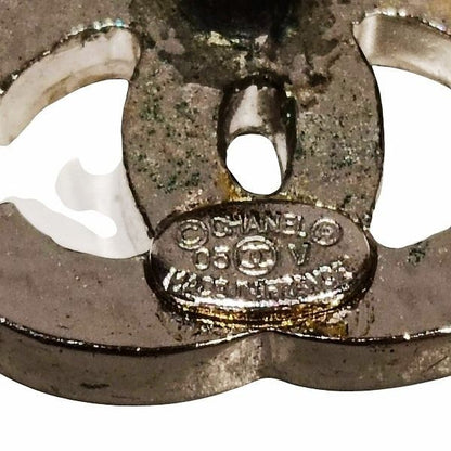 Chanel 05V Coco Mark Rhinestone Brand Accessories Earrings Ladies