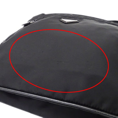 Prada Bag Shoulder Nylon Black Va0563 Crossbody