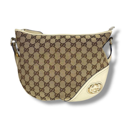 Gucci GG Canvas Shoulder Bag Crossbody Interlocking Sookie Line