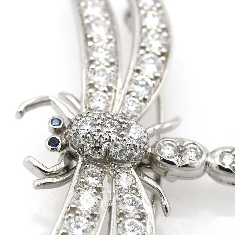 Tiffany & Co Brooch Dragon Fly Enchanted Large Pt950