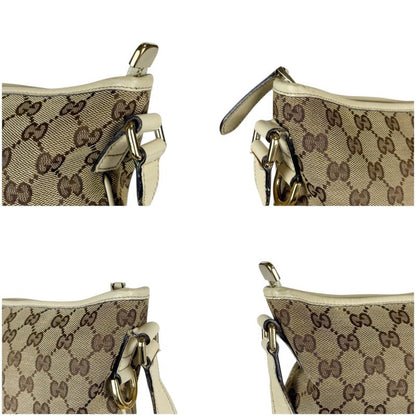 Gucci GG Canvas Shoulder Bag Crossbody Bag Interlocking Sookie Line