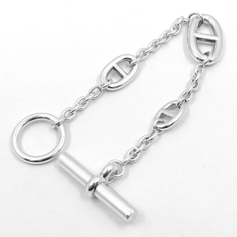 Hermes Bracelet Chaine D'ancre Farande Ag925 SV Silver Jewelry Ladies